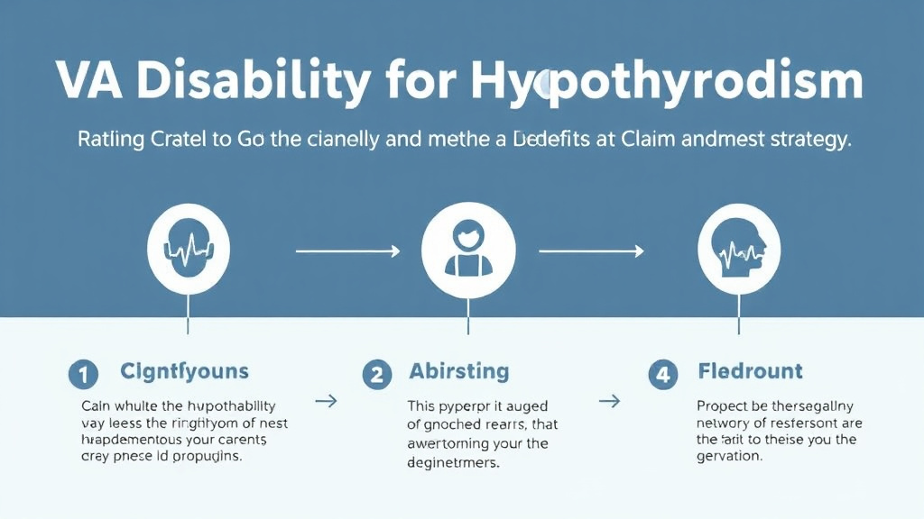 Real-world application diagram for VA Disability for Hypothyroidism: Rating Criteria, Evidence, and Claim Strategy
