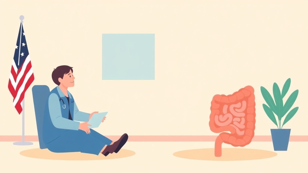 Illustration showing key concepts related to va disability for irritable bowel syndrome: rating criteria, evidence, and claim strategy
