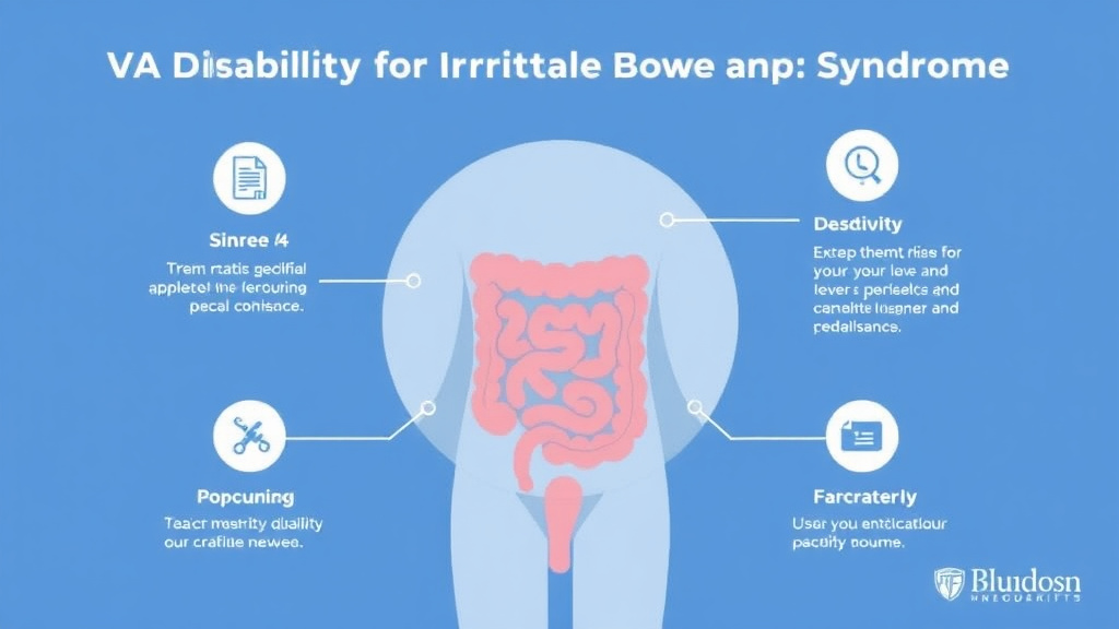 Visual guide for practical steps in va disability for irritable bowel syndrome: rating criteria, evidence, and claim strategy