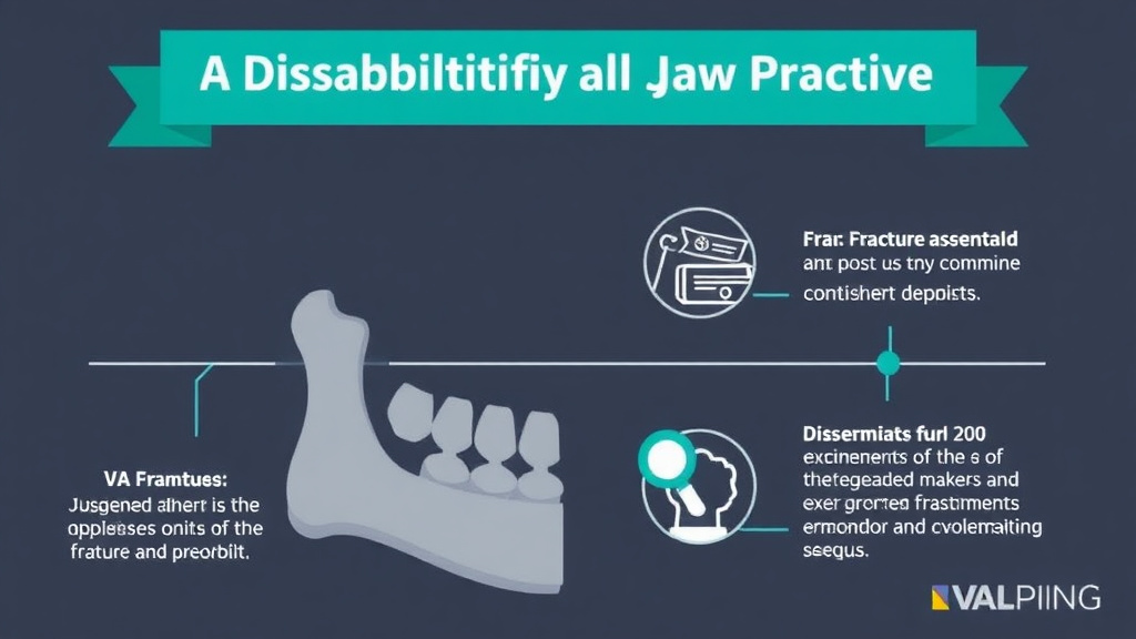 Visual guide for practical steps in va disability for jaw fracture residuals: rating criteria, evidence, and claim strategy