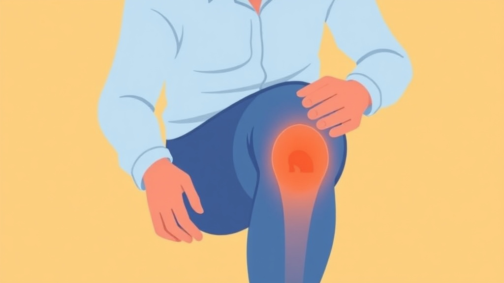 Illustration showing key concepts related to va disability for knee pain: rating criteria, evidence, and claim strategy