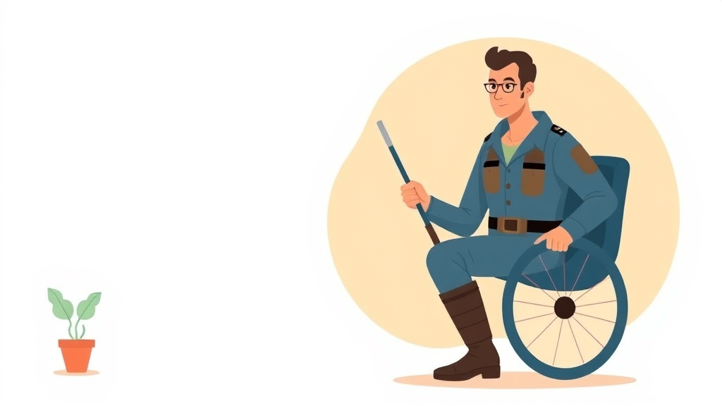 Clear illustration of VA Disability for Lichen Planus: Rating Criteria, Evidence, and Claim Strategy with supporting details