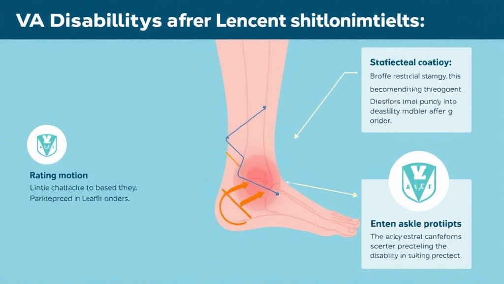 Visual guide for practical steps in va disability for limited ankle motion: rating criteria, evidence, and claim strategy