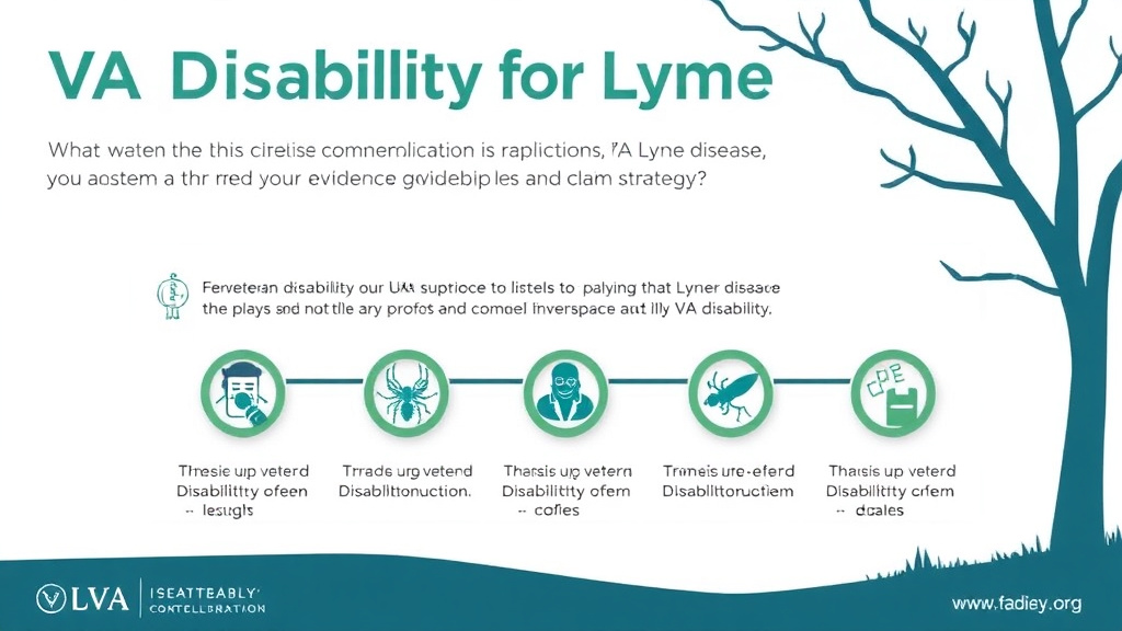 Visual guide for practical steps in va disability for lyme disease: rating criteria, evidence, and claim strategy