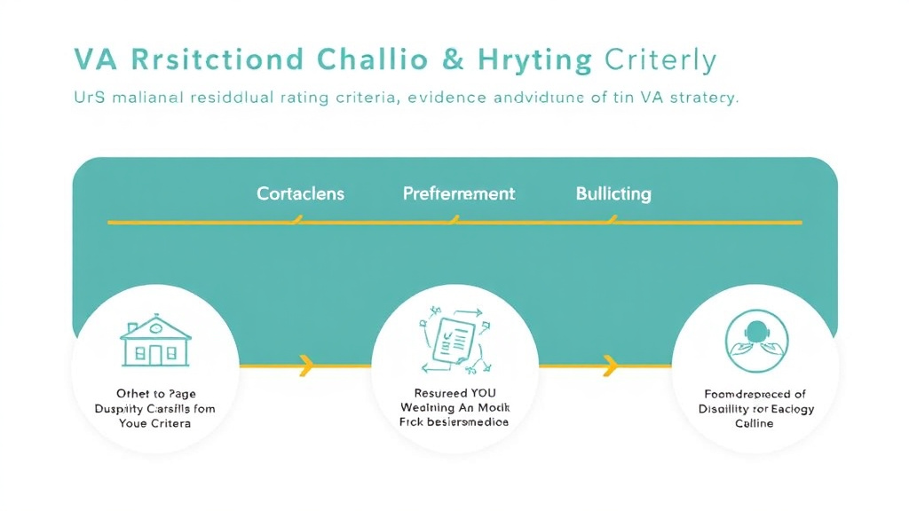 Visual guide for practical steps in va disability for malaria residuals: rating criteria, evidence, and claim strategy