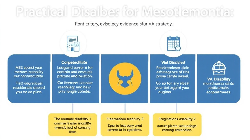 Visual guide for practical steps in va disability for mesothelioma: rating criteria, evidence, and claim strategy