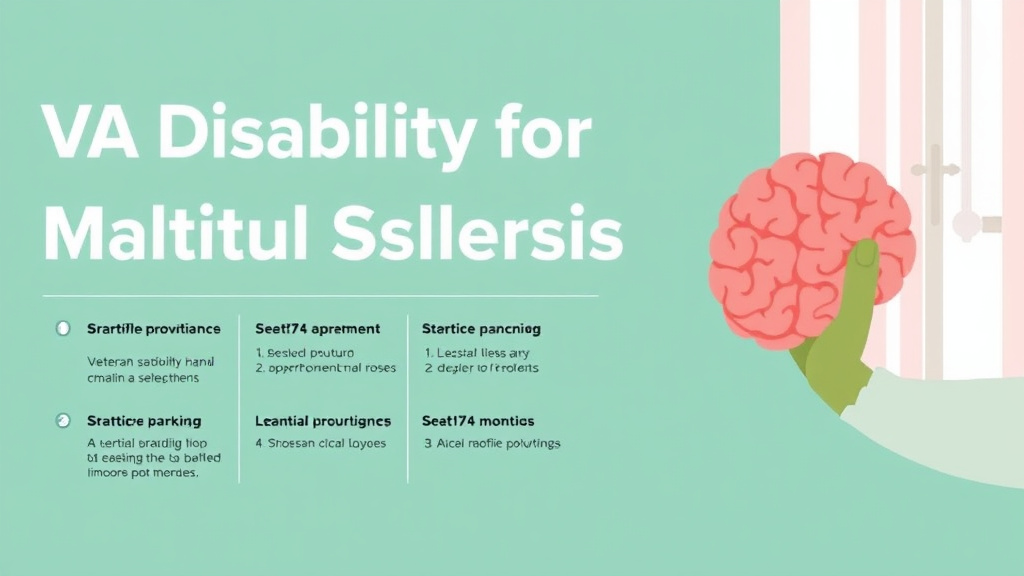 Practical checklist visual for VA Disability for Multiple Sclerosis: Rating Criteria, Evidence, and Claim Strategy