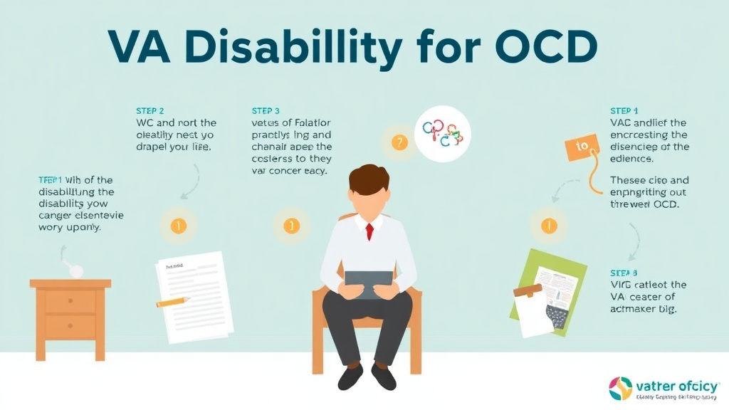 Practical checklist visual for VA Disability for OCD: Rating Criteria, Evidence, and Claim Strategy