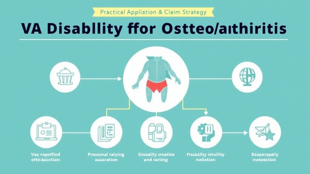 Visual guide for practical steps in va disability for osteoarthritis: rating criteria, evidence, and claim strategy