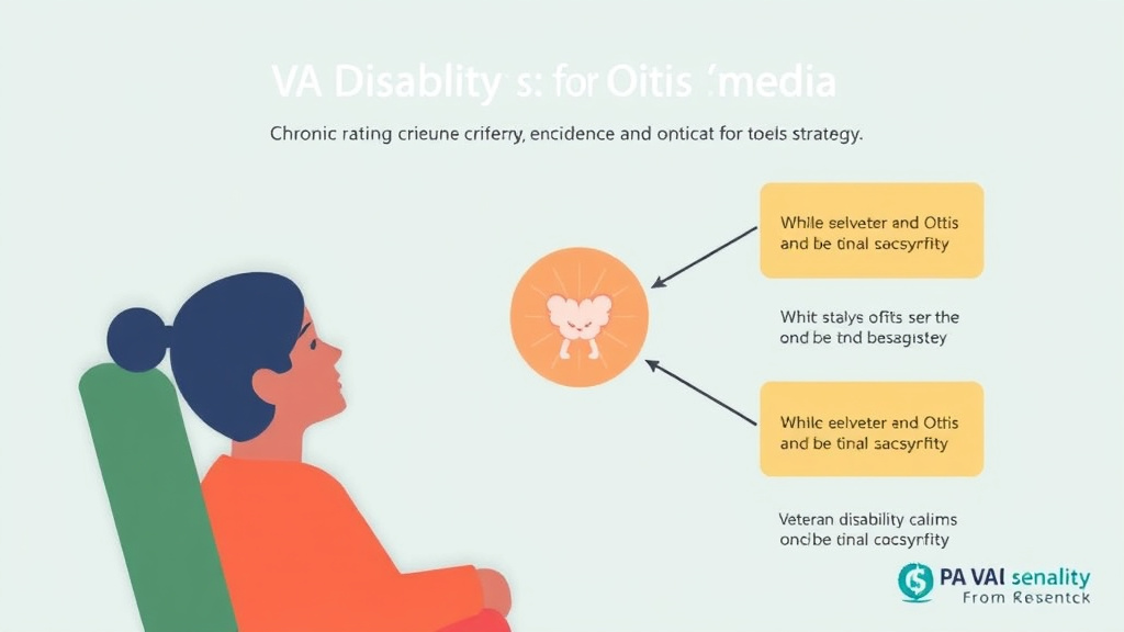 Visual guide for practical steps in va disability for otitis media chronic: rating criteria, evidence, and claim strategy