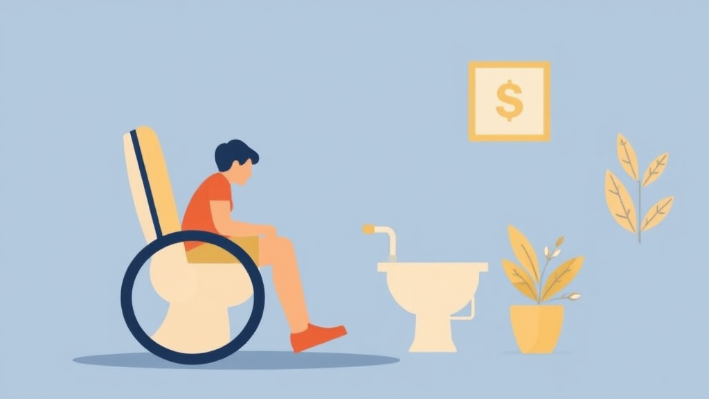 Visual overview of VA Disability for Overactive Bladder: Rating Criteria, Evidence, and Claim Strategy with key concepts highlighted