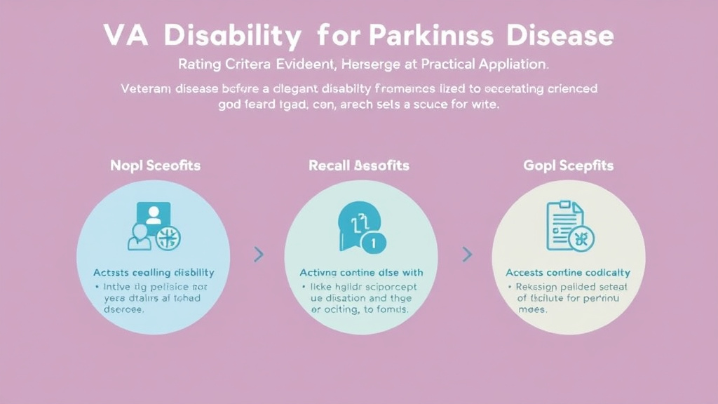 Visual guide for practical steps in va disability for parkinson disease: rating criteria, evidence, and claim strategy
