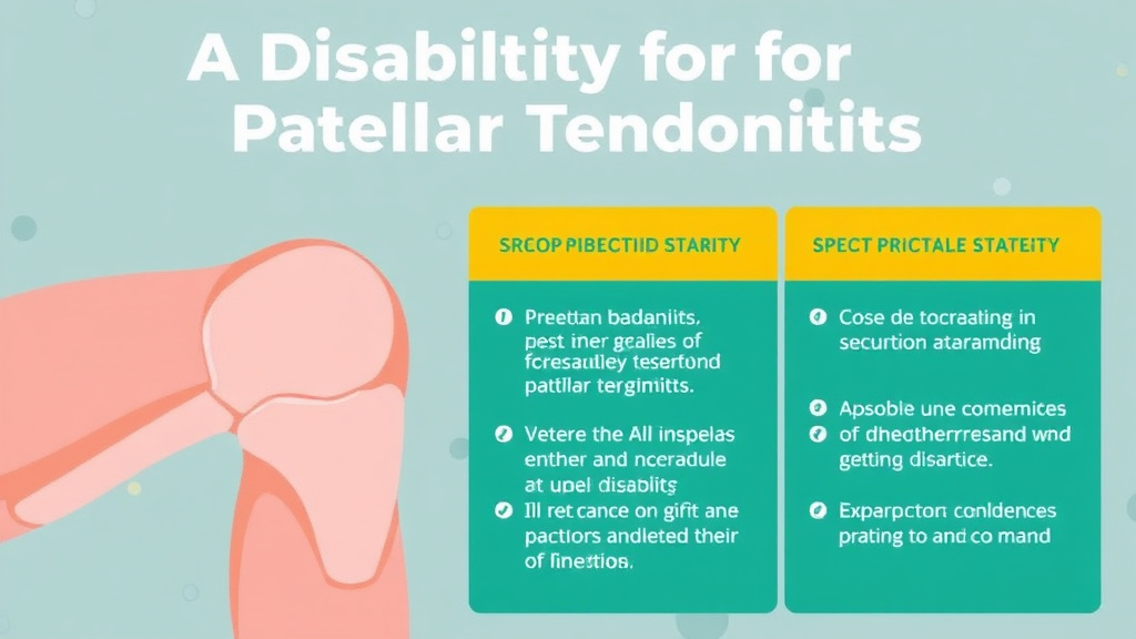 Hands-on guide visualization for VA Disability for Patellar Tendonitis: Rating Criteria, Evidence, and Claim Strategy