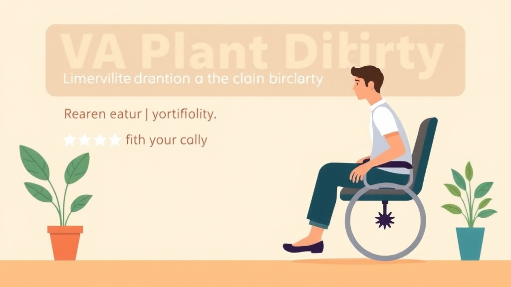 Illustration showing key concepts related to va disability for plantar warts: rating criteria, evidence, and claim strategy