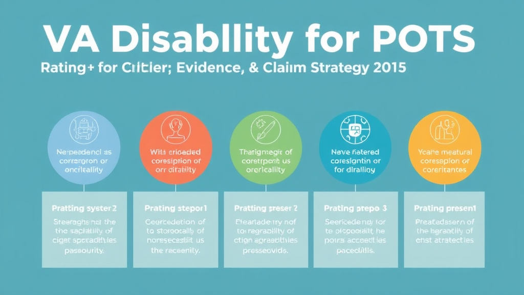 Visual guide for practical steps in va disability for pots: rating criteria, evidence, and claim strategy