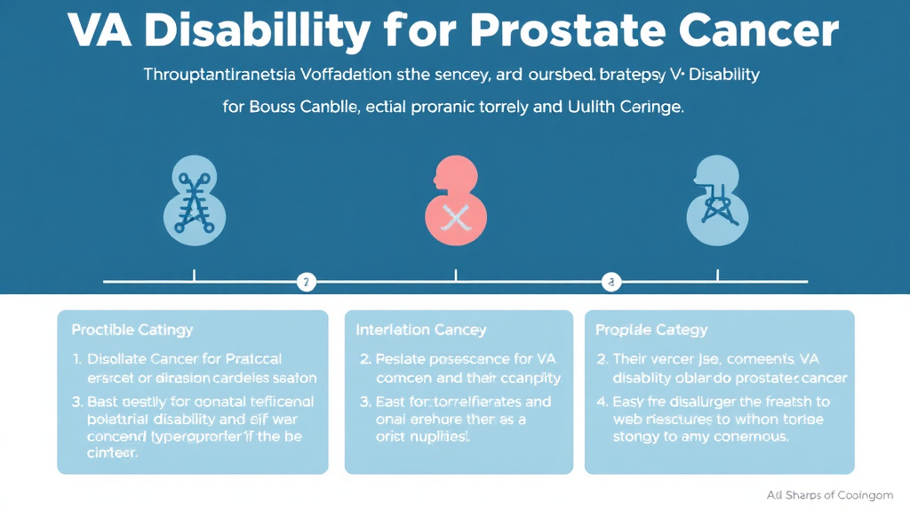 Visual guide for practical steps in va disability for prostate cancer: rating criteria, evidence, and claim strategy