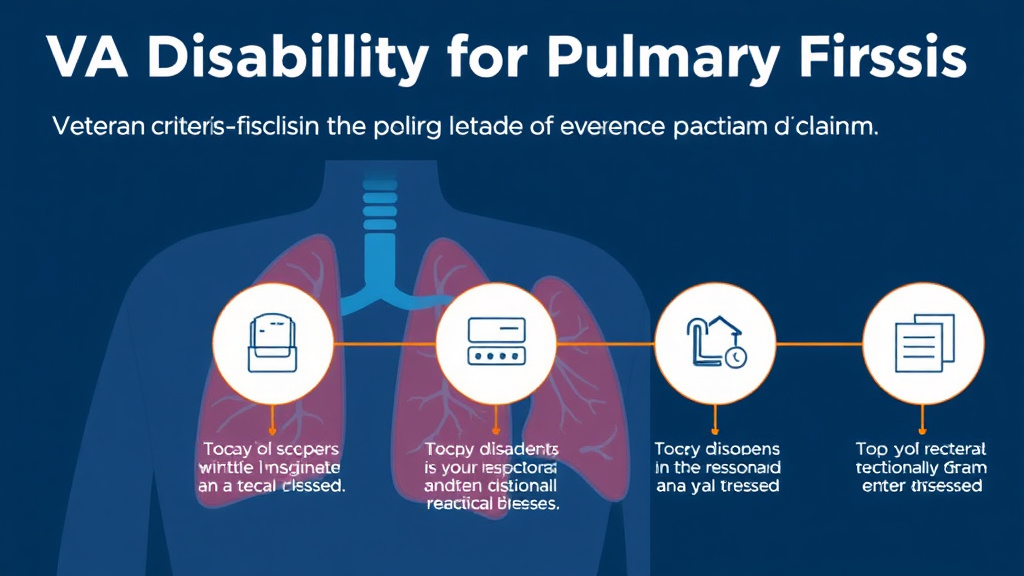 Visual guide for practical steps in va disability for pulmonary fibrosis: rating criteria, evidence, and claim strategy