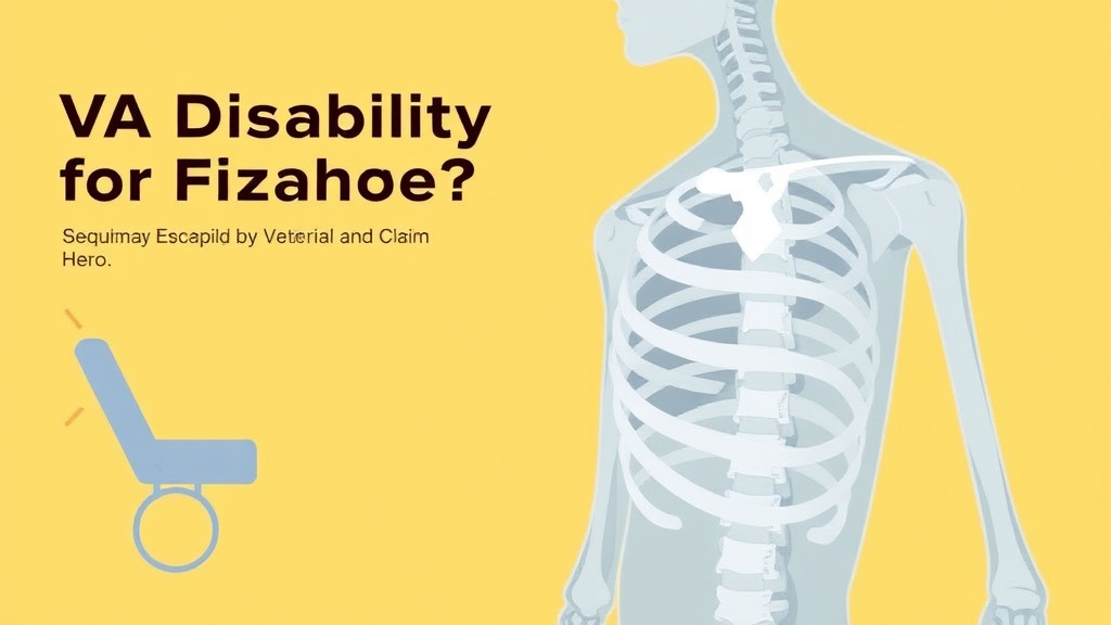 Illustration showing key concepts related to va disability for rib fracture residuals: rating criteria, evidence, and claim strategy