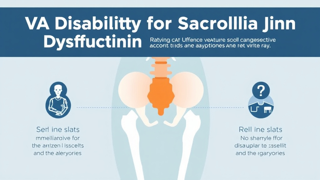 Step-by-step visual guide for implementing VA Disability for Sacroiliac Joint Dysfunction: Rating Criteria, Evidence, and Claim Strategy