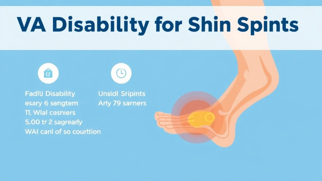 Real-world application diagram for VA Disability for Shin Splints: Rating Criteria, Evidence, and Claim Strategy