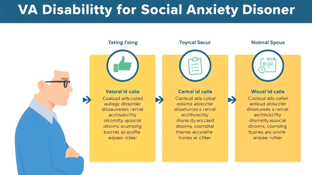 Visual guide for practical steps in va disability for social anxiety disorder: rating criteria, evidence, and claim strategy