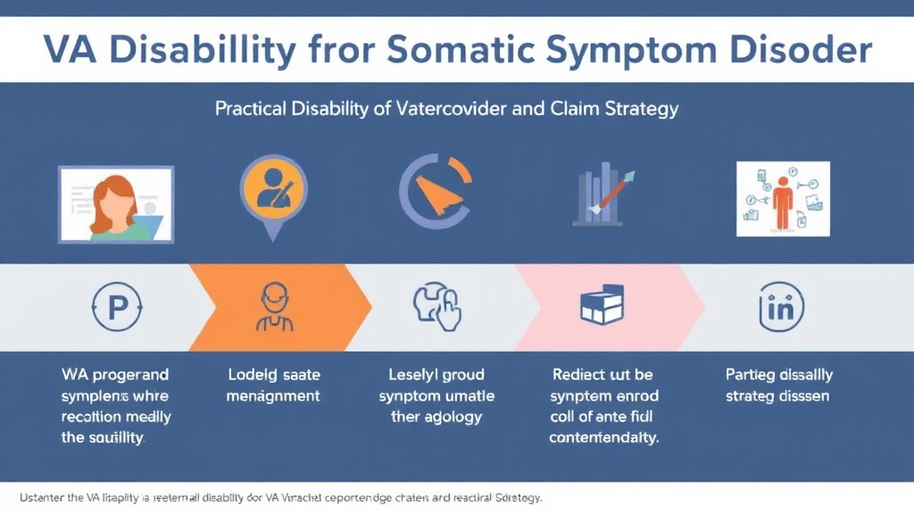 Visual guide for practical steps in va disability for somatic symptom disorder: rating criteria, evidence, and claim strategy