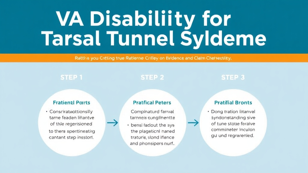 Visual guide for practical steps in va disability for tarsal tunnel syndrome: rating criteria, evidence, and claim strategy