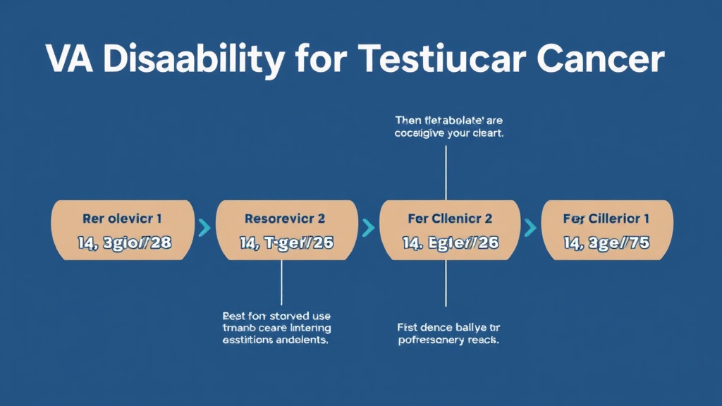 Visual guide for practical steps in va disability for testicular cancer: rating criteria, evidence, and claim strategy