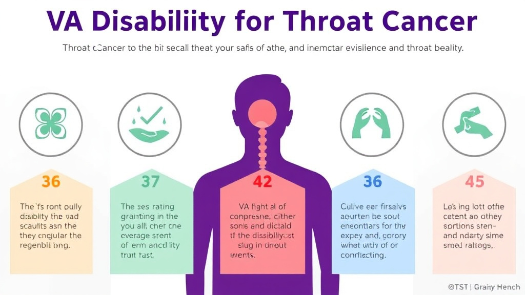 Visual guide for practical steps in va disability for throat cancer: rating criteria, evidence, and claim strategy