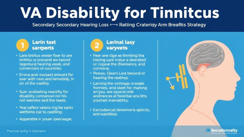 Visual guide for practical steps in va disability for tinnitus secondary hearing loss: rating criteria, evidence, and claim strategy