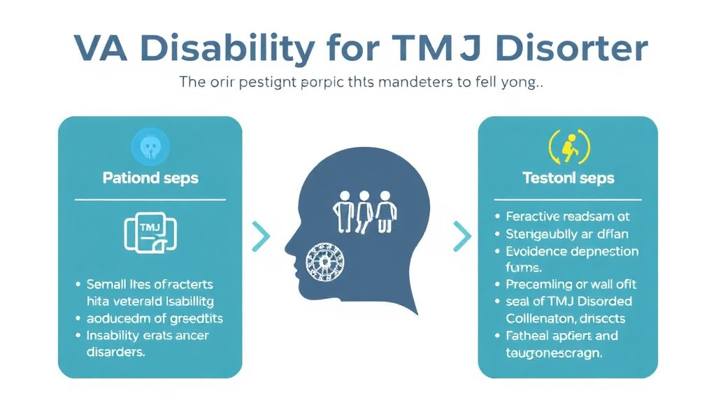 Step-by-step visual guide for implementing VA Disability for TMJ Disorder: Rating Criteria, Evidence, and Claim Strategy