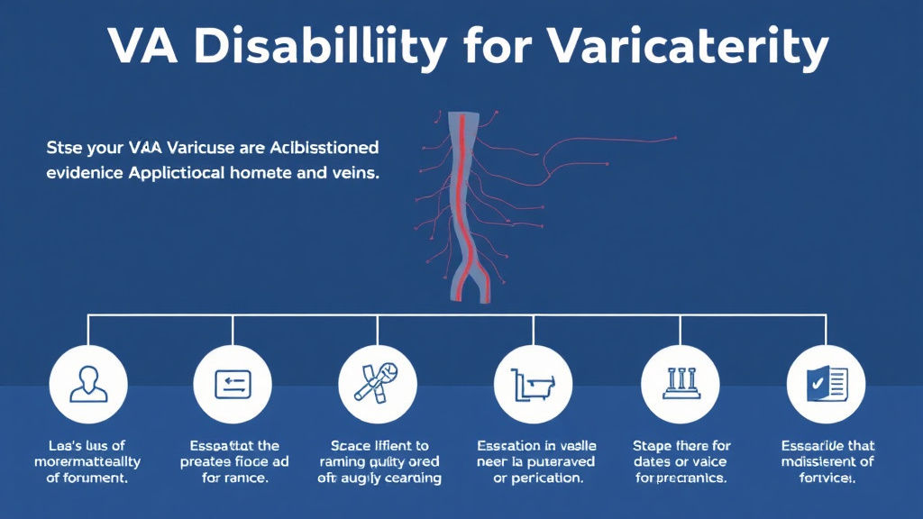 Visual guide for practical steps in va disability for varicose veins: rating criteria, evidence, and claim strategy