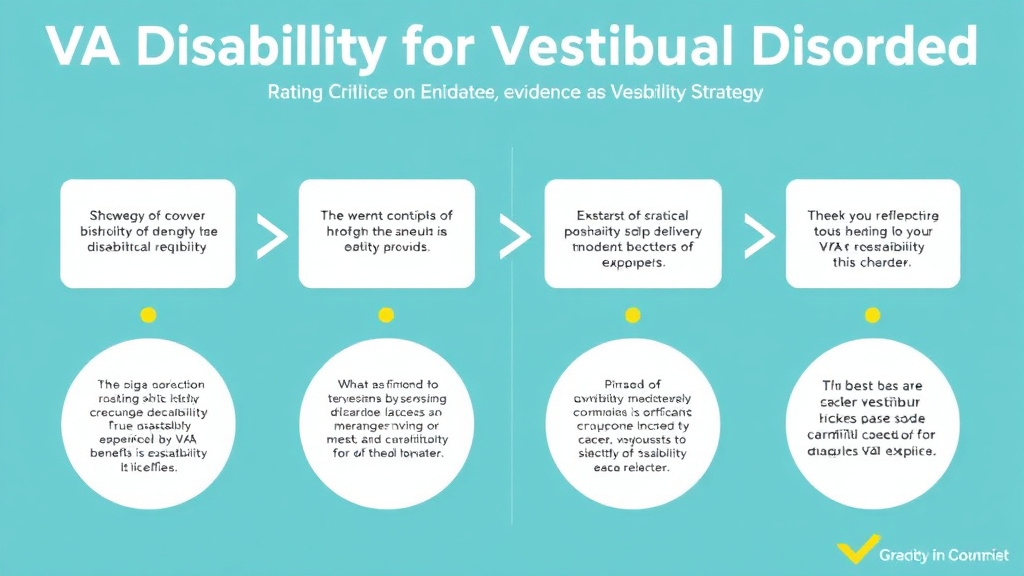 Visual guide for practical steps in va disability for vestibular disorder: rating criteria, evidence, and claim strategy
