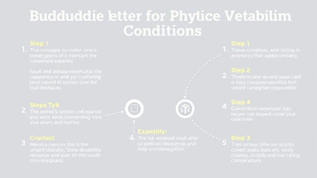 Visual guide for practical steps in buddy letter for physical conditions