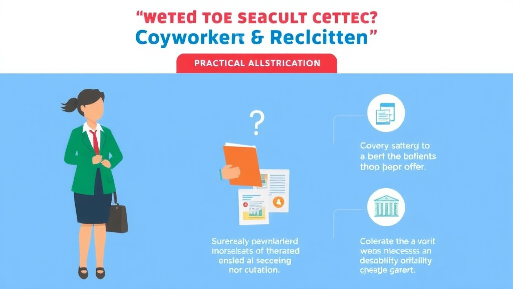 Visual guide for practical steps in coworker buddy letter: employment impact