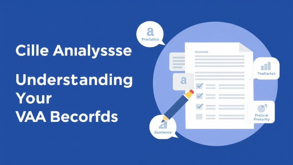 Visual guide for practical steps in c-file analysis guide: understanding your va records