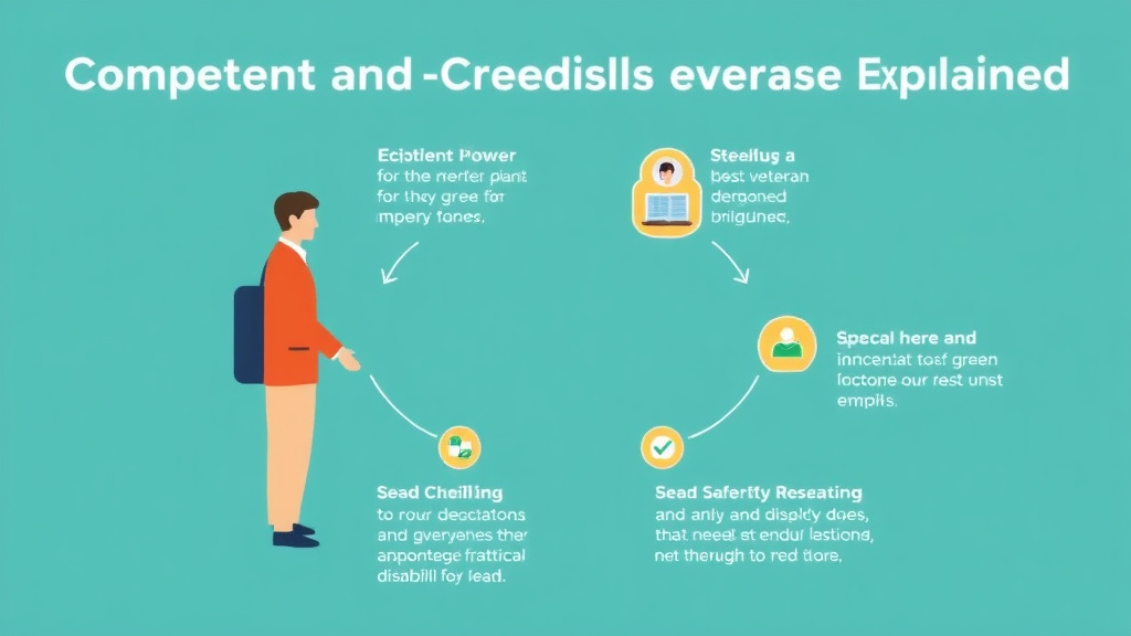 Visual guide for practical steps in competent and credible evidence explained