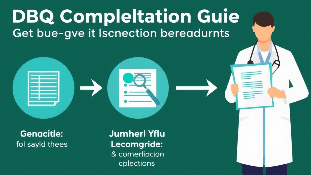 Visual guide for practical steps in dbq completion guide: get your doctor to help