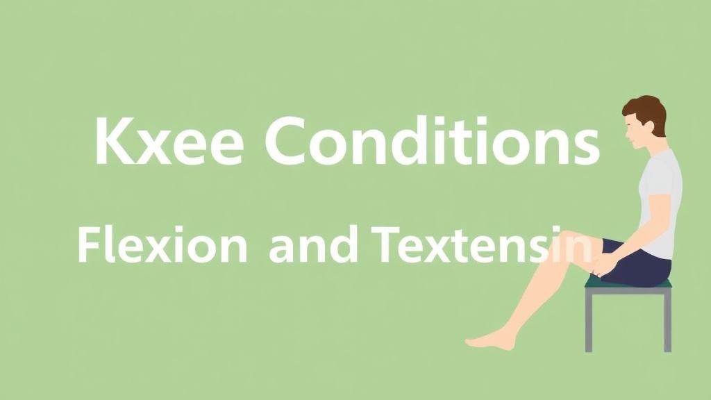 Visual guide for practical steps in dbq for knee conditions: flexion and extension testing