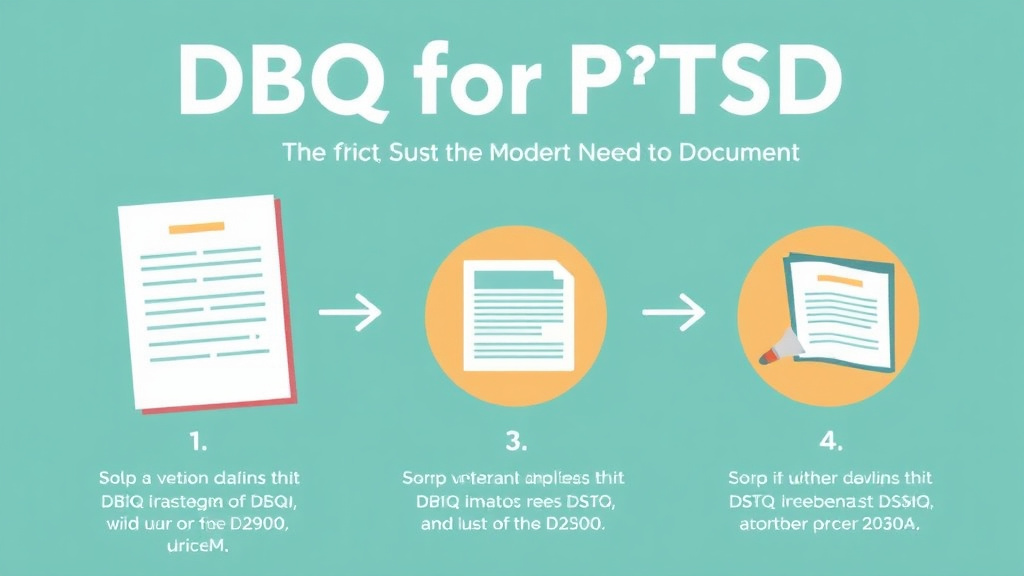 Visual guide for practical steps in dbq for ptsd: what your doctor needs to document