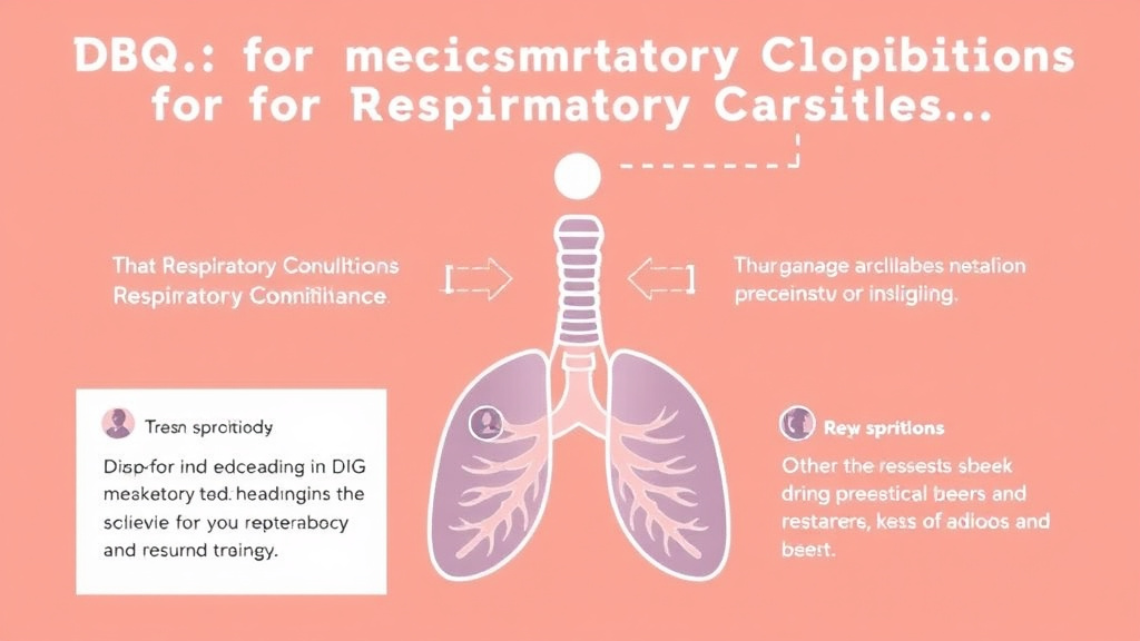 Visual guide for practical steps in dbq for respiratory conditions: pft requirements