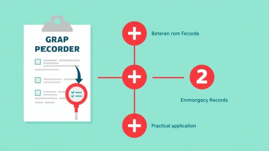 Visual guide for practical steps in emergency room records for va claims