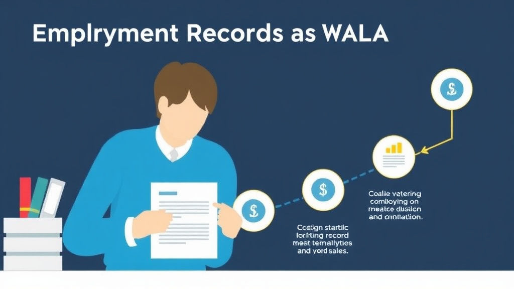 Visual guide for practical steps in employment records as va claim evidence
