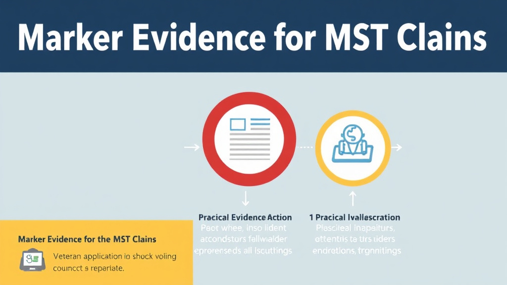 Visual guide for practical steps in marker evidence for mst claims