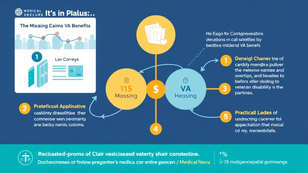 Visual guide for practical steps in medical nexus explained: the missing link in claims