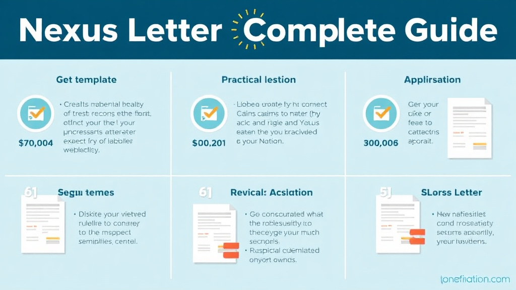 Visual guide for practical steps in nexus letter complete guide: templates, tips, and providers