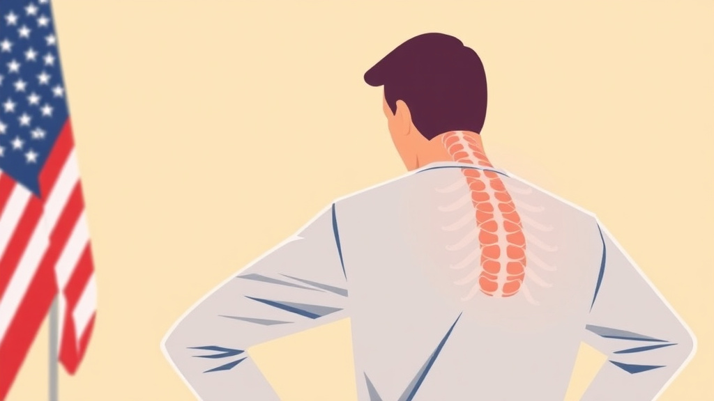 Illustration showing key concepts related to nexus letter for back pain claims