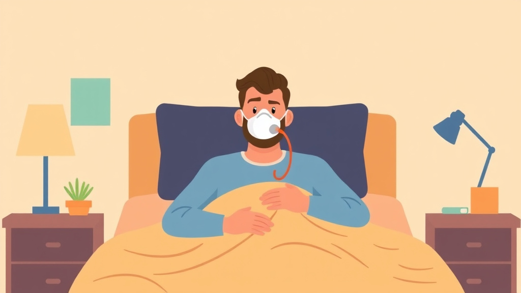 Illustration showing key concepts related to nexus letter for sleep apnea claims