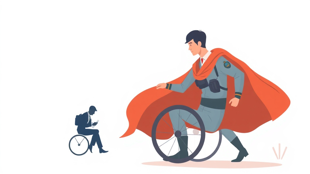 Illustration showing key concepts related to nexus letter for tbi claims