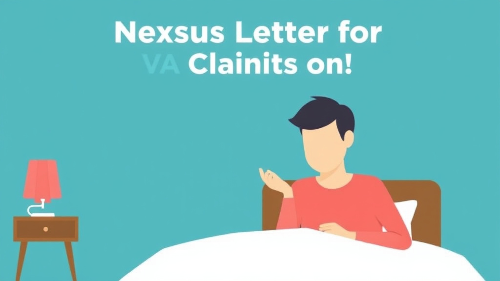 Visual guide for practical steps in nexus letter for tinnitus claims
